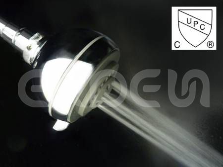 Pomme de douche en forme d'ampoule avec 3 pulvérisations UPC cUPC - Pomme de douche Bulb Style 3 Spray